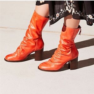 Free People Elle Leather Slouch Boot